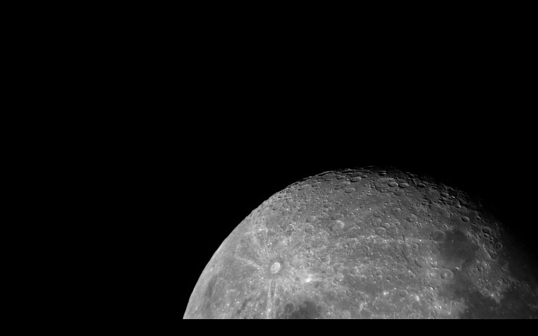 The Moon — astrophotograph by Yarra Alhamoud